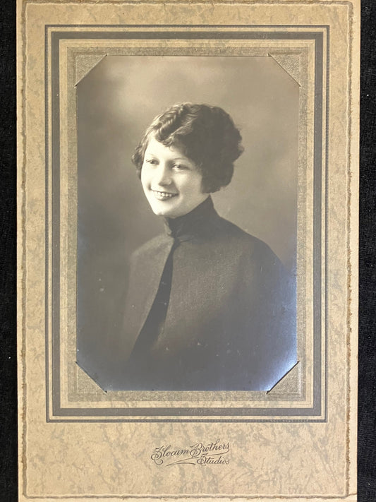 Vintage Women's Graduation Photo - 1930s Photography - Historic Kalamazoo Photograph