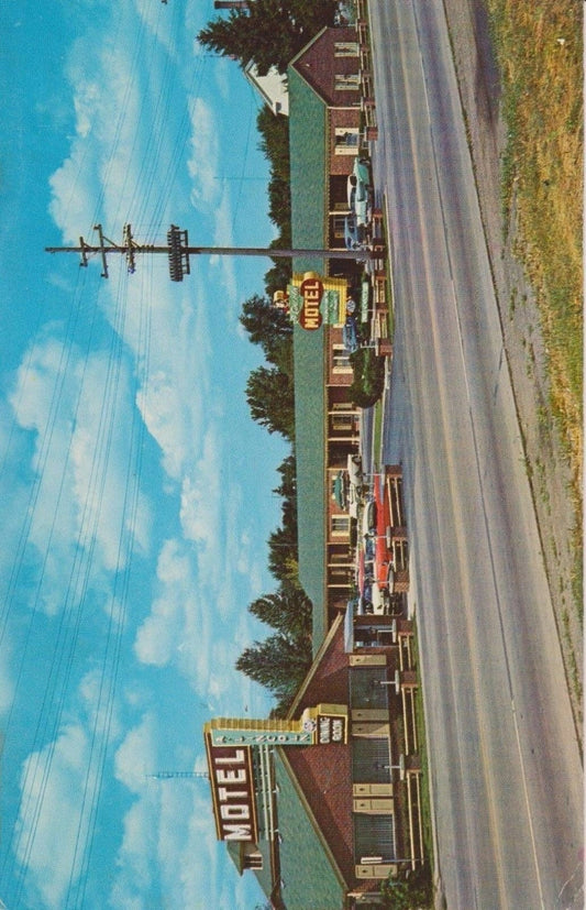 Lincoln Motel and Dining Room - Springfield, Illinois Vintage Postcard