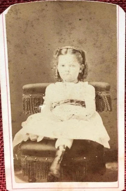 1880s Custom Carte de Visite -  Victorian Vintage Photograph
