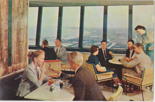 Top of the Rock Lounge of Chicago, Illinois Vintage Postcard