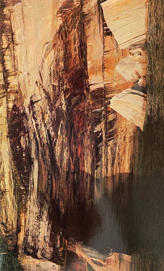 Rainbow Cave Vintage Postcard
