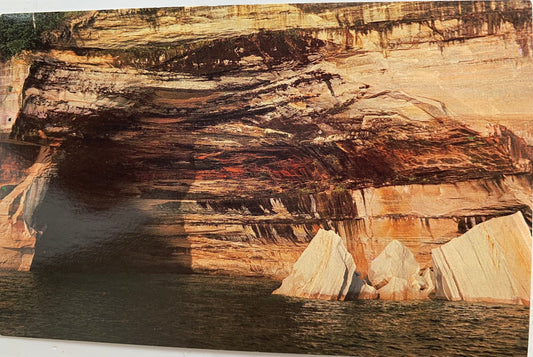 Rainbow Cave Vintage Postcard