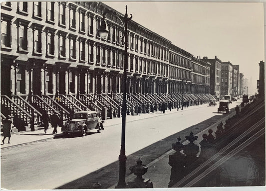 New York in the Forties - West 46th Street - 1980s Postcard