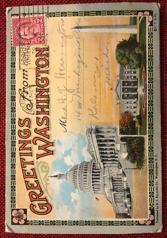 Greetings from Washington, D.C. Illustration Set