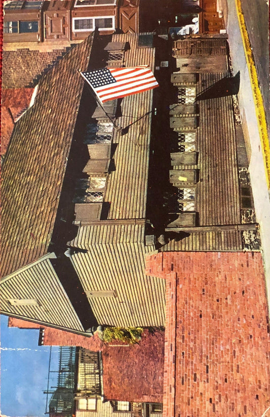 The Paul Revere House Boston, Massachusetts Vintage Postcard