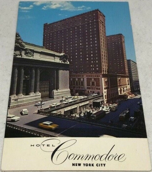 The Hotel Commodore - Vintage New York Postcard