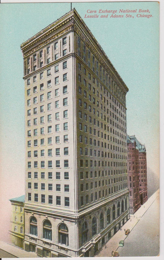 Corn Exchange National Bank from Chicago, Illinois from 1907-1915 Vintage Postcard