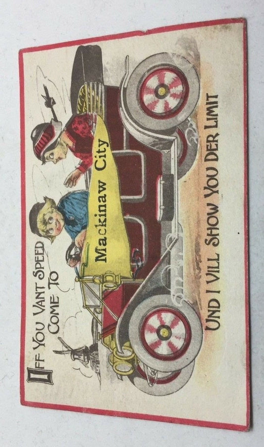 Mackinaw City Vintage Postcard