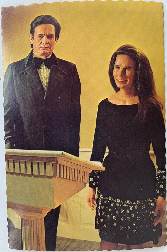 Johnny Cash Wax Figure - Country Wax Museum - Nashville, Tennessee - Vintage Postcard