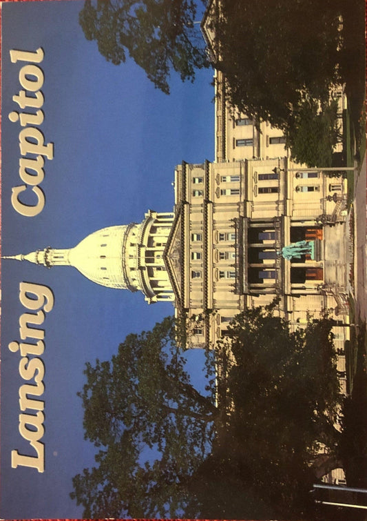 Lansing Capitol Michigan - Vintage Postcard