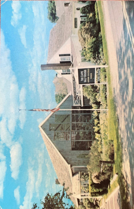The Cape Half House Restaurant - Cape Cod, Massachusetts - 1950s Postcard
