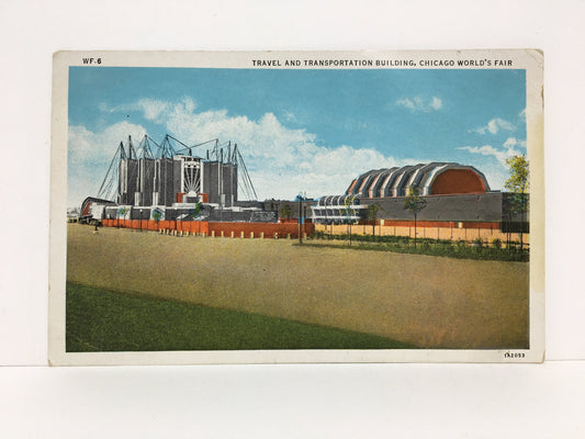 Travel and Transportation Building - 1933 Chicago World's Fair - A Century of Progress - Chicago, Illinois - Vintage Postcard