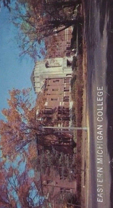 Charles McKenny Hall - Eastern Michigan Vintage Postcard