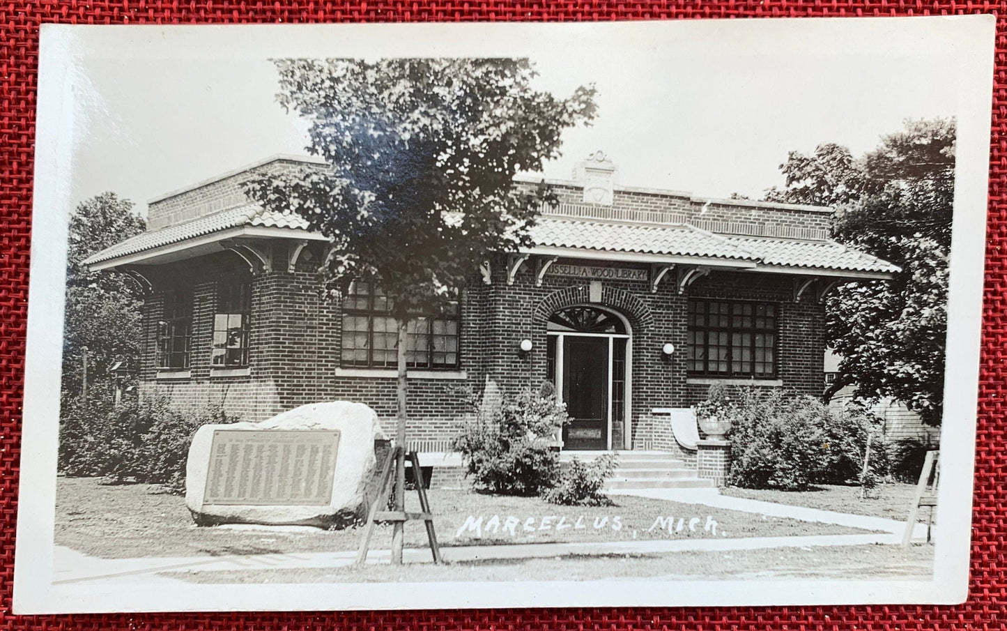 RPPC - Marcellus, Michigan - Vintage Real Photo Postcard