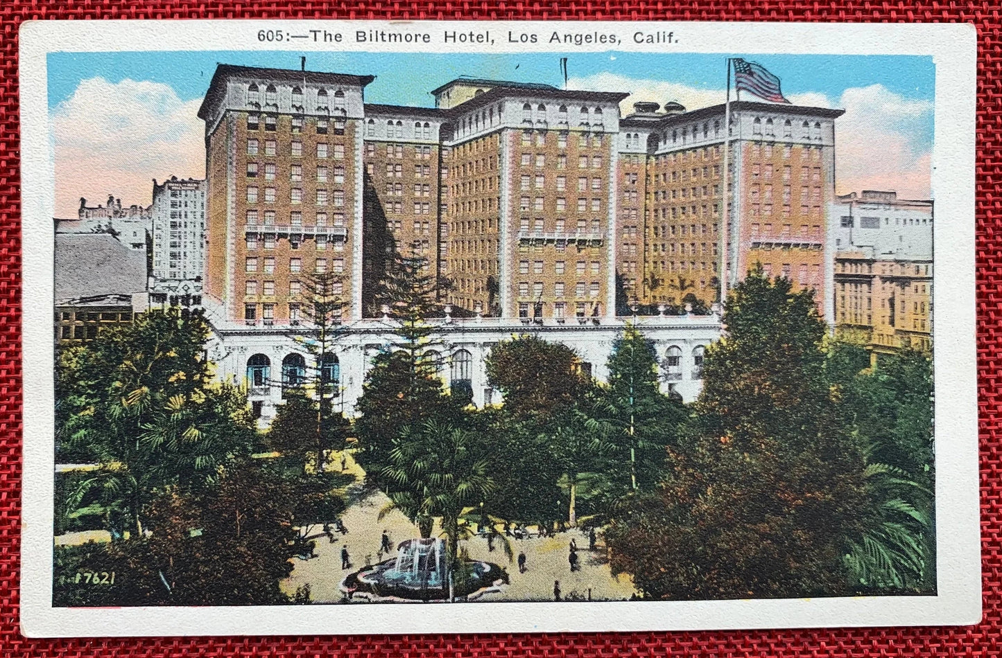 The Biltmore Hotel - Los Angeles, California - Vintage Postcard