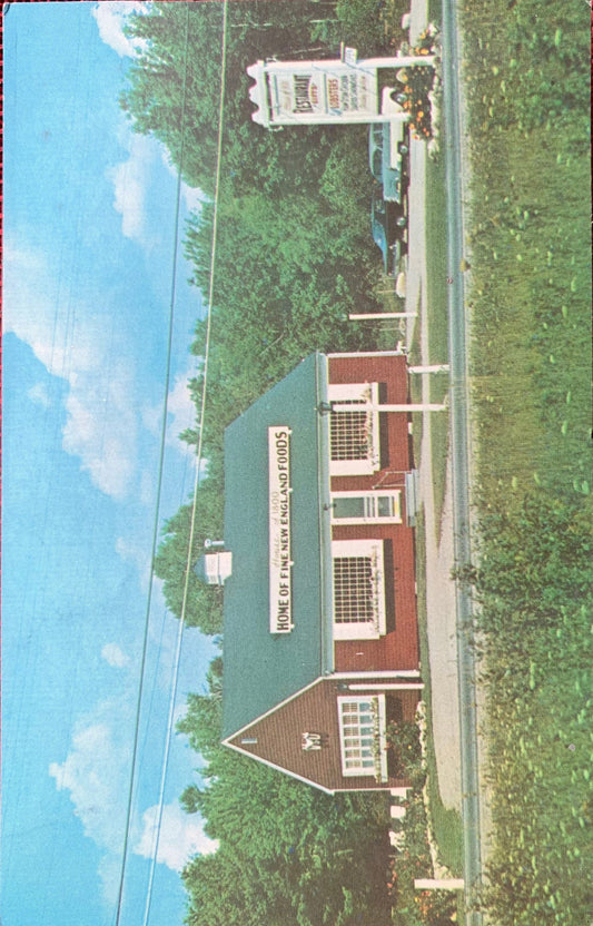 House of 1800 - Home of Fine New England Foods - Glen Cove, Maine - Vintage Postcard