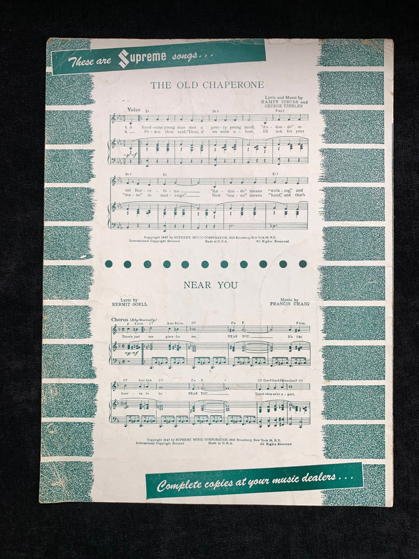 How Soon? (Will I Be Seeing You) - Vintage Sheet Music 1944