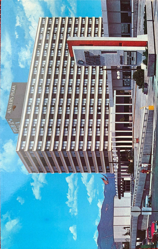 Colorado Springs Antlers Plaza Hotel - Colorado Vintage Postcard