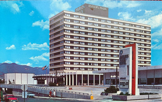 Colorado Springs Antlers Plaza Hotel - Colorado Vintage Postcard