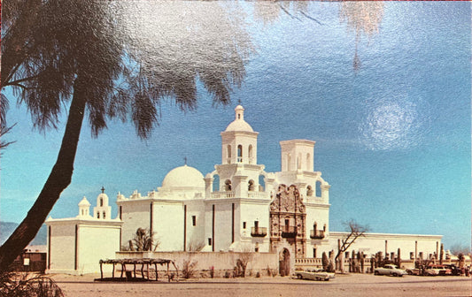 San Xavier del Bac Mission, Tucson, Arizona - Vintage Postcard