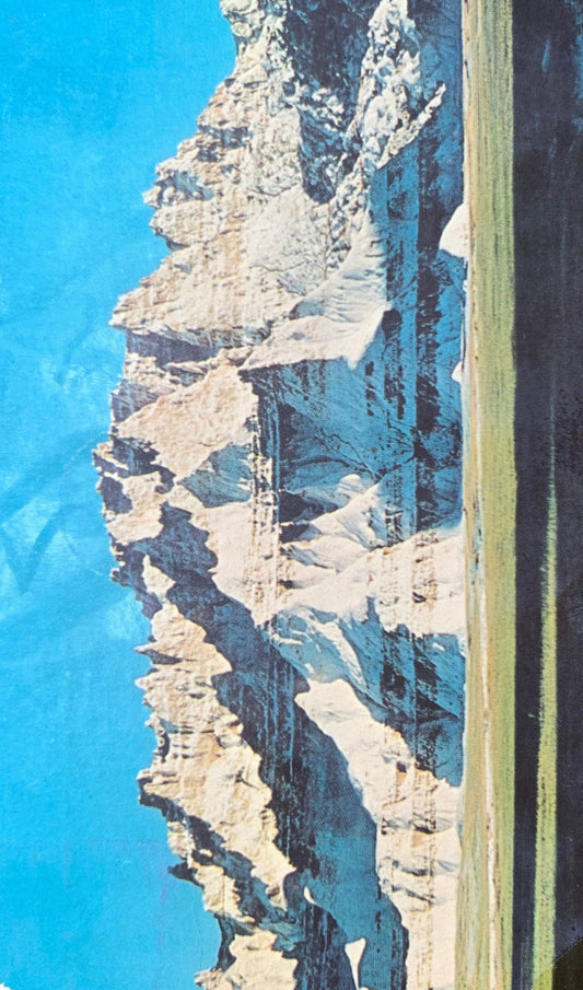 Winter in Badlands National Monument, South Dakota SD Vintage Postcard