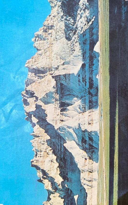 Winter in Badlands National Monument, South Dakota - Vintage Postcard