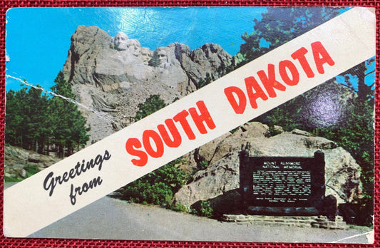Greetings from South Dakota - Vintage Postcard