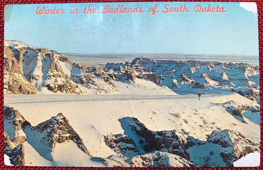 Winter in Badlands National Park, South Dakota