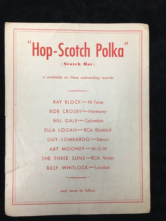 Hop Scotch Polka - William Whitlock, Carl Sigman, and Gene Rayburn 1942