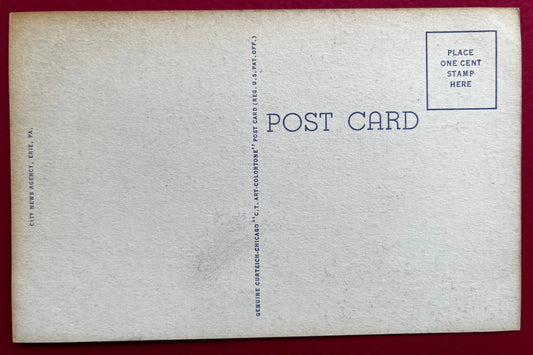 Erie County Court House, Erie, Pennsylvania - 1942 Linen Postcard no. 76