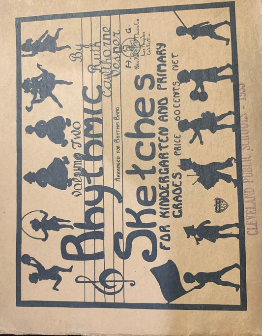 Vintage Rhythmic Sketches For Kindergarteners - Volume Two First Edition - 1929
