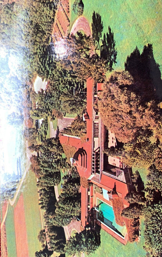 Wingspread, Racine, Wisconsin WI Frank Lloyd Wright House Vintage Postcard