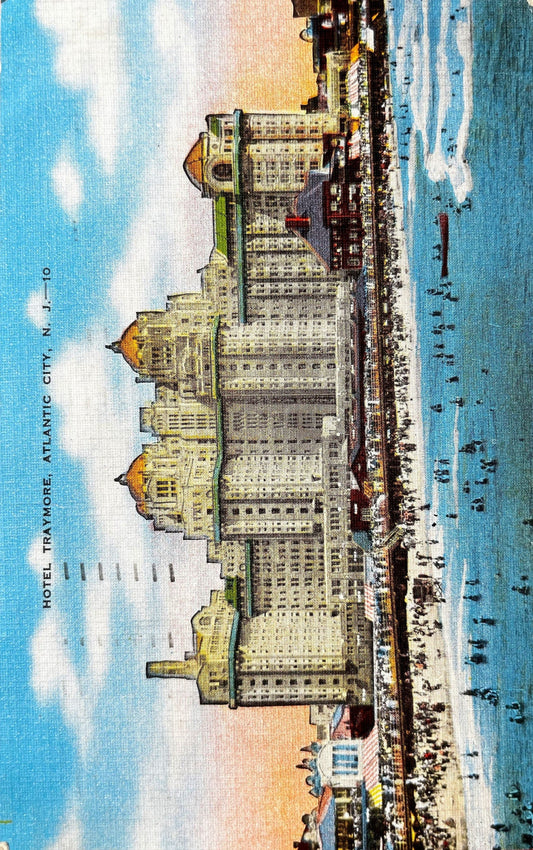 Hotel Traymore, Atlantic City, New Jersey - Linen Postcard