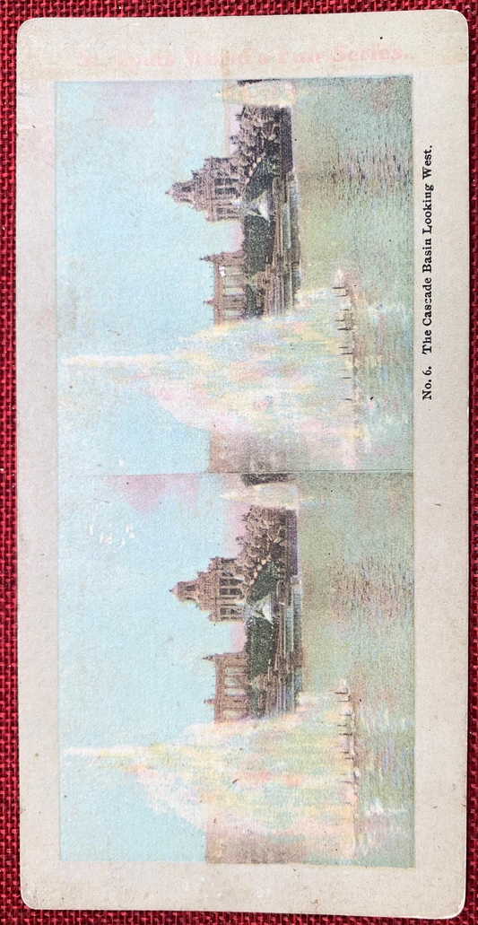 St. Louis World's Fair 1904 Set of 2 Stereo View Cards