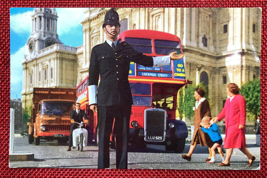 City of London Policeman - London, England - International Postcard