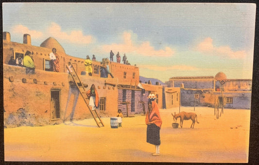 Tesuque Indian Pueblo - Highway 64 - Between Taos and Santa Fe, New Mexico