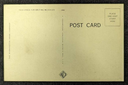 Lincoln Memorial - Washington, D.C., Maryland - 1940s Linen Postcard