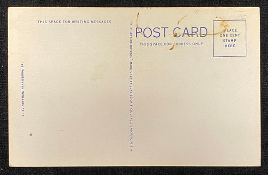 The Penn-Harris Hotel - Harrisburg, Pennsylvania - 1932 Linen Postcard