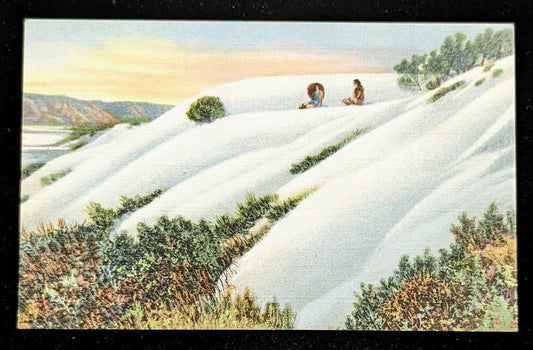 The Great White Sands, A National Monument Near Alamogordo, New Mexico