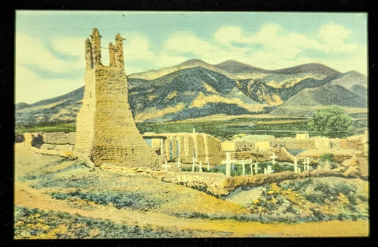 Ruins of Old Indian Mission, Taos Pueblo, New Mexico