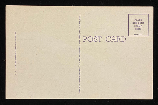 Greetings from Bennington, New Hampshire - 1938 Linen Postcard
