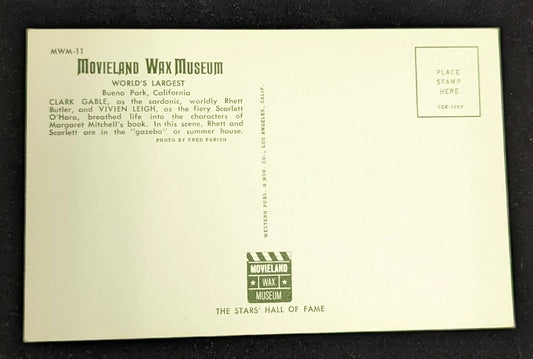 Movieland Wax Museum, Buena Park, California - Vintage Postcard