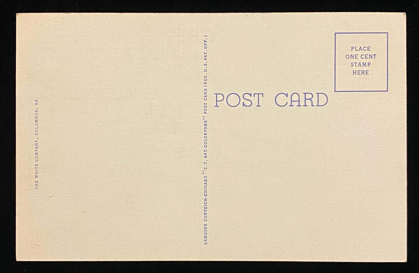 The Infantry School - Ft. Benning, Georgia - 1938 Linen Postcard