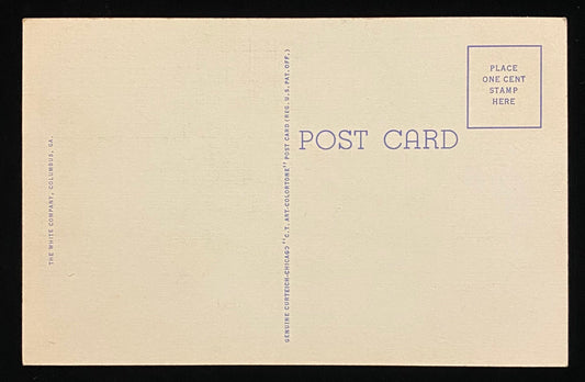 The Infantry School - Ft. Benning, Georgia - 1938 Linen Postcard
