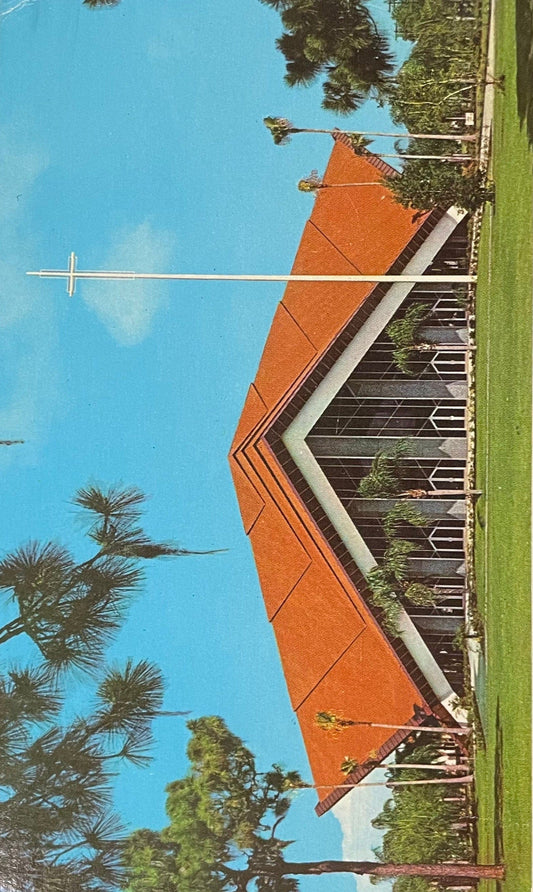 Pasadena Community Church, St. Petersburg, Florida - Vintage Postcard