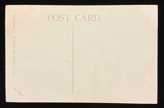 Don't blow so much - Satirical Vintage Postcard
