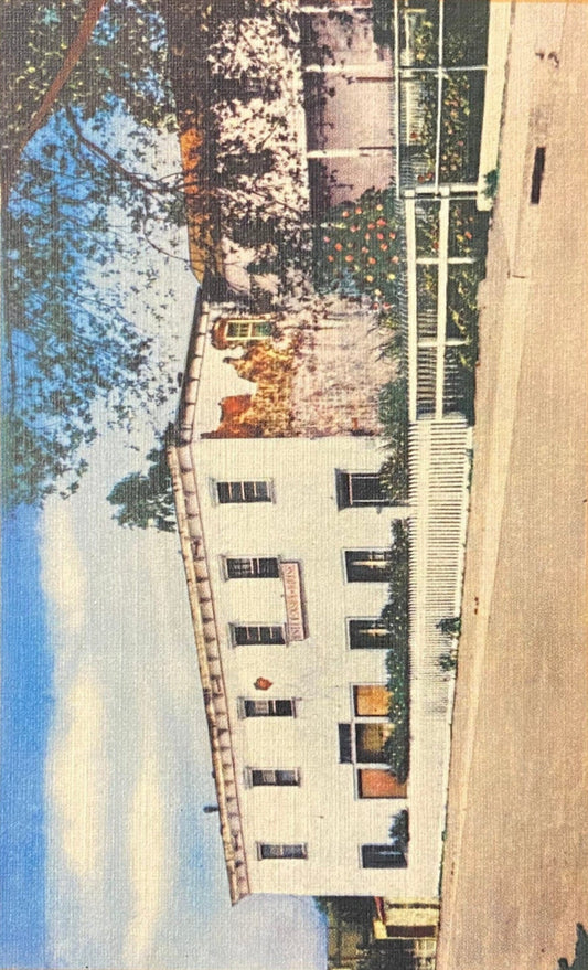 The Robert Louis Stevenson House, Monterey, California - 1940s Linen Postcard