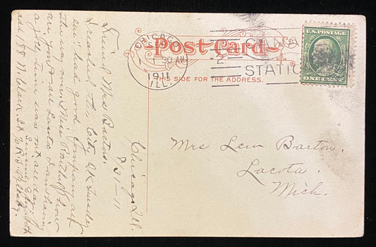 Kesner Building, Chicago , Illinois - Vintage Postcard
