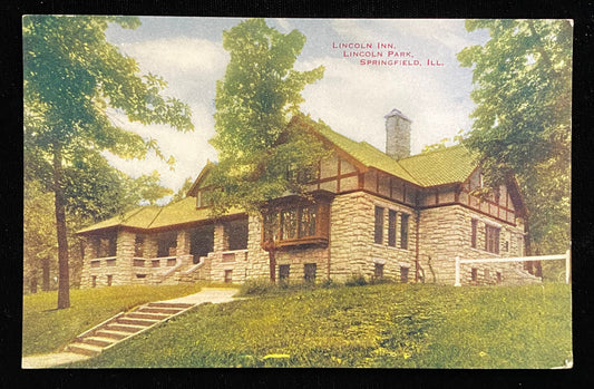 Lincoln Inn, Lincoln Park, Springfield, Illinois - Vintage Postcard