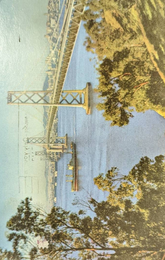 San Francisco-Oakland Bay Bridge, California - Vitnage Postcard